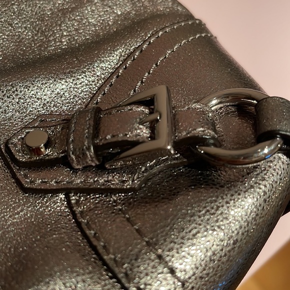 Michael by Michael Kors Silver Soft Leather Satchel - Picture 10 of 10